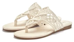 Zehentrenner|LASCANA Pantolette beige
