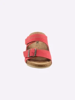 Pantoletten|Fischer Pantolette rot