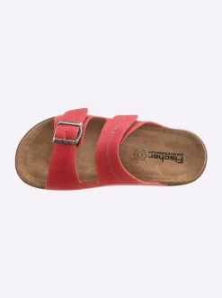 Pantoletten|Fischer Pantolette rot