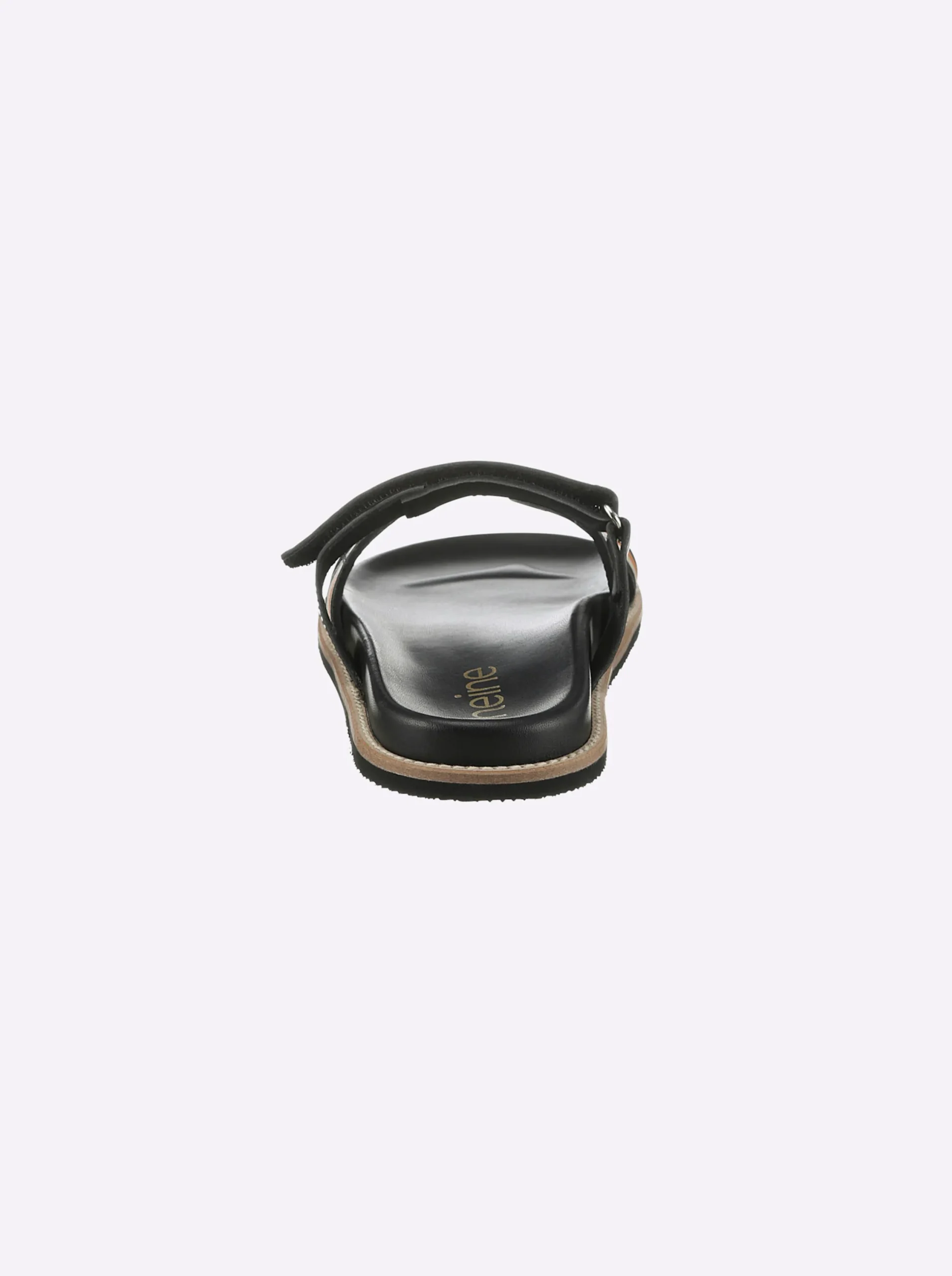 Pantoletten|heine Pantolette schwarz-orange