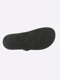 Pantoletten|heine Pantolette schwarz-orange