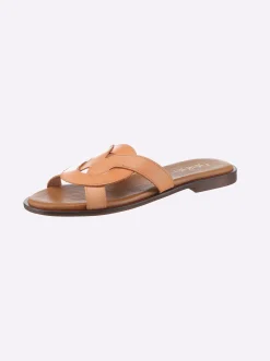 Pantoletten|heine Pantolette pfirsich
