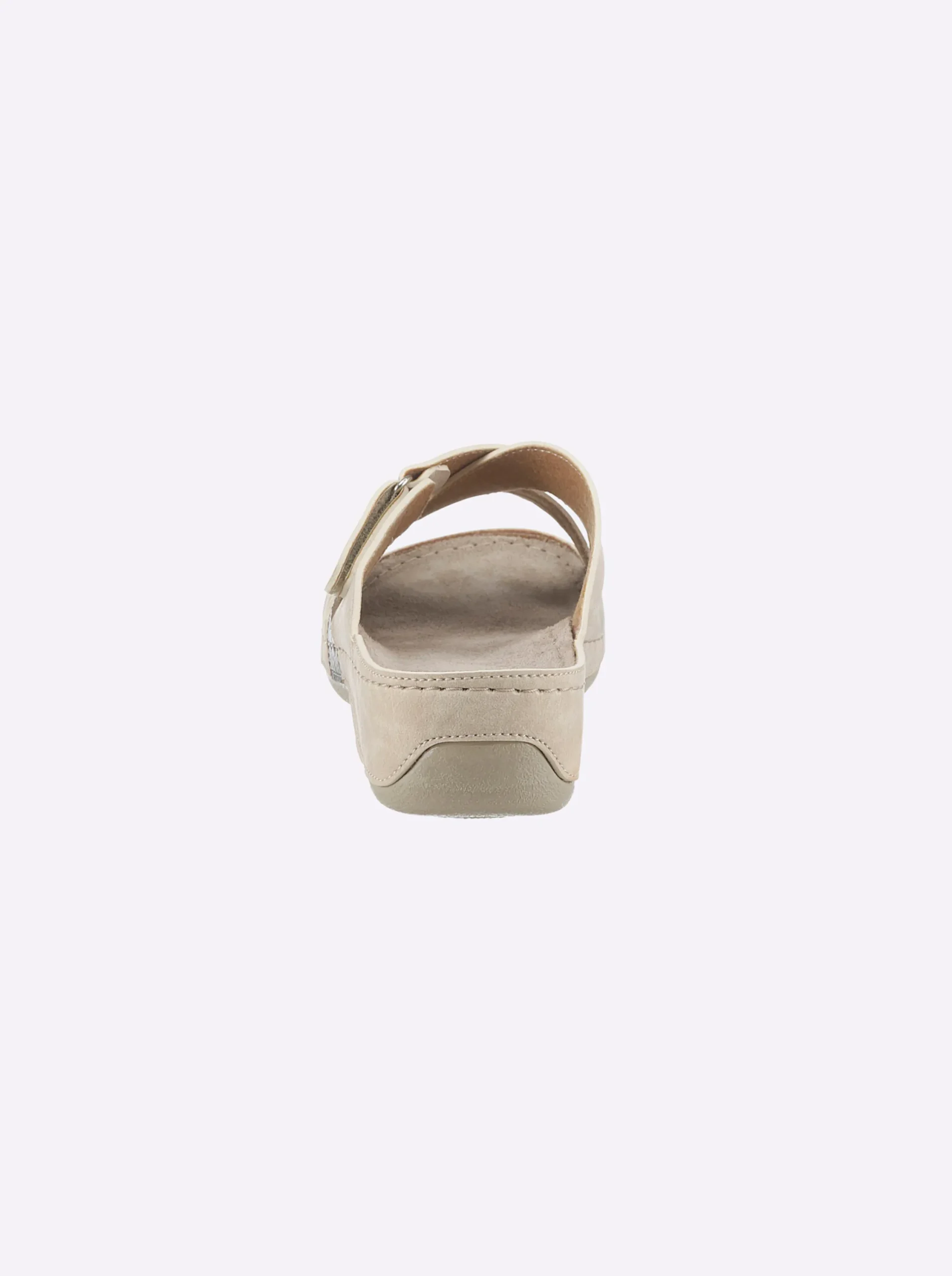 Pantoletten|airsoft modern+ Pantolette in komfortabler Weite H beige