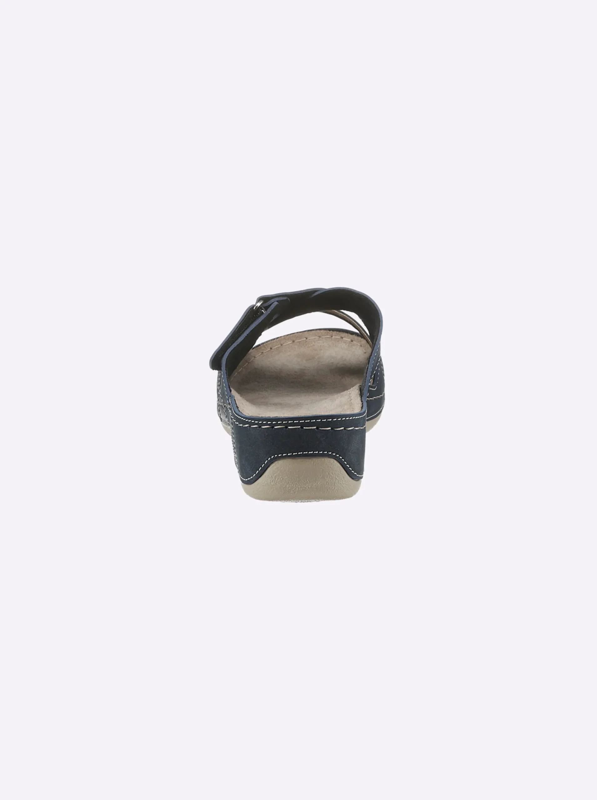 Pantoletten|airsoft modern+ Pantolette in komfortabler Weite H marine