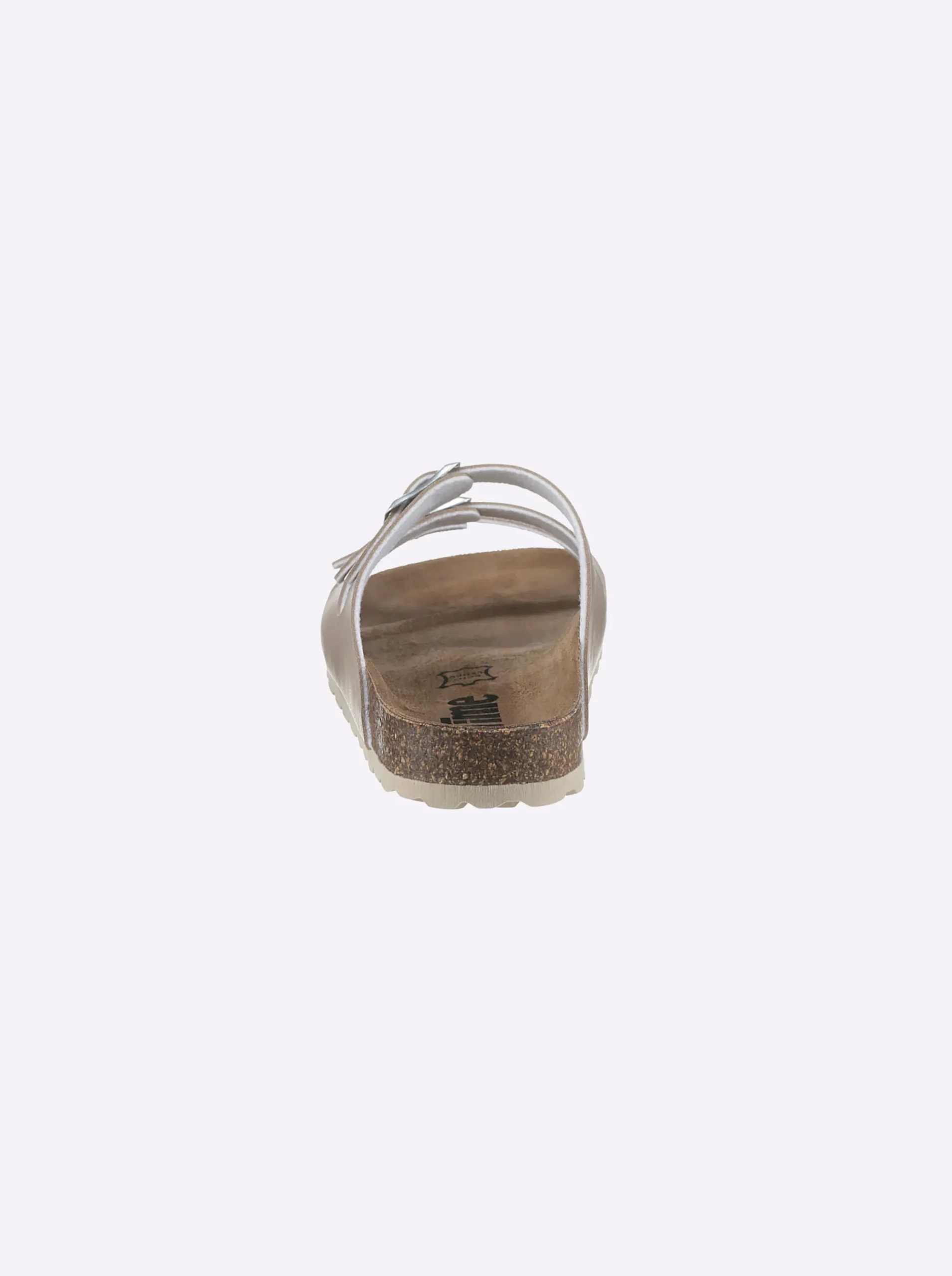 Pantoletten|Bio Time Pantolette in schlanker Weite F taupe
