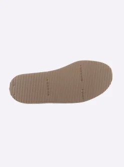 Pantoletten| Pantolette mit doppeltem Klettverschluss mittelblau
