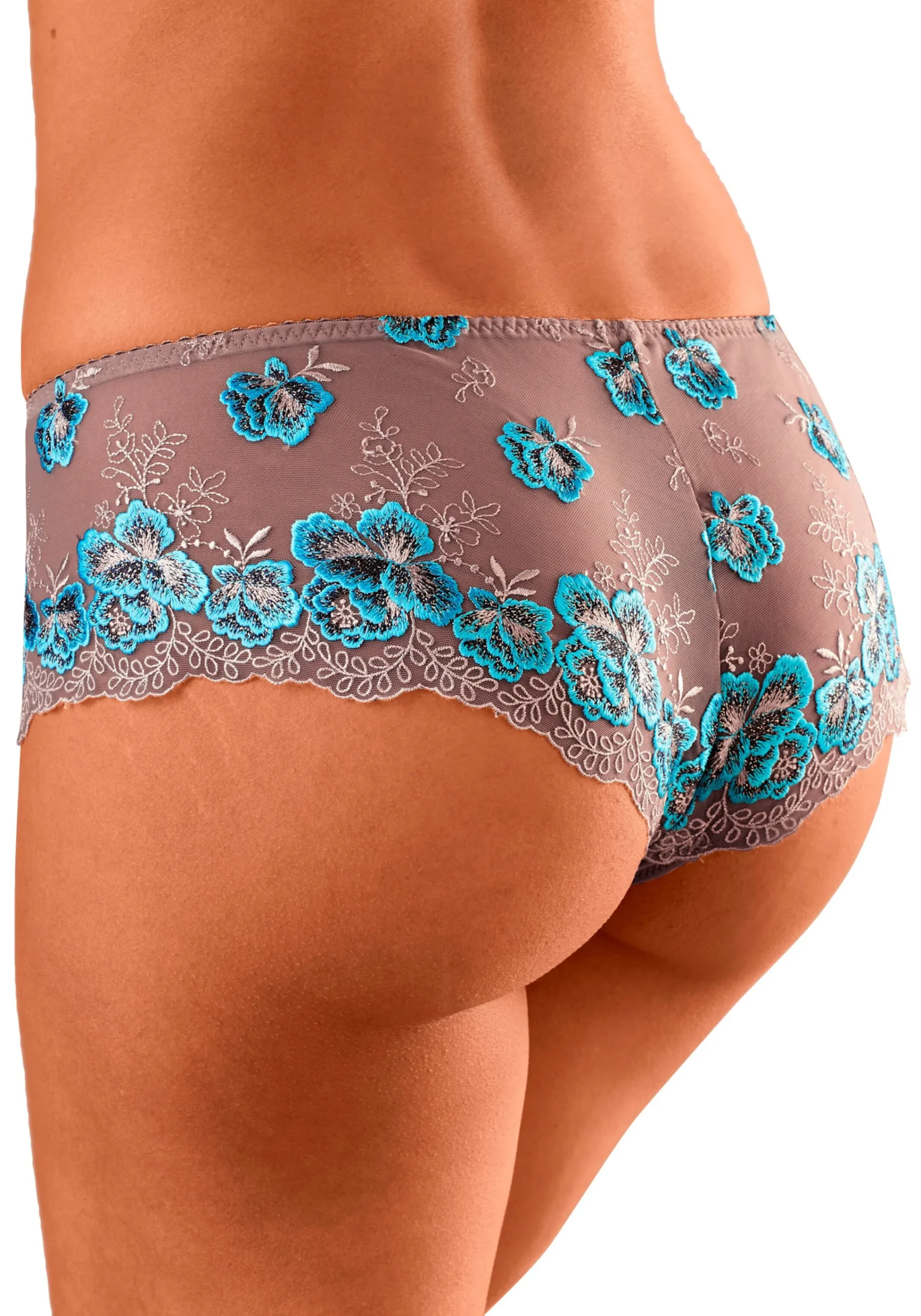 Unterhosen|Nuance Panty taupe-petrol