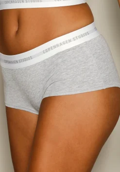 Unterhosen| Panty graumeliert,weiß