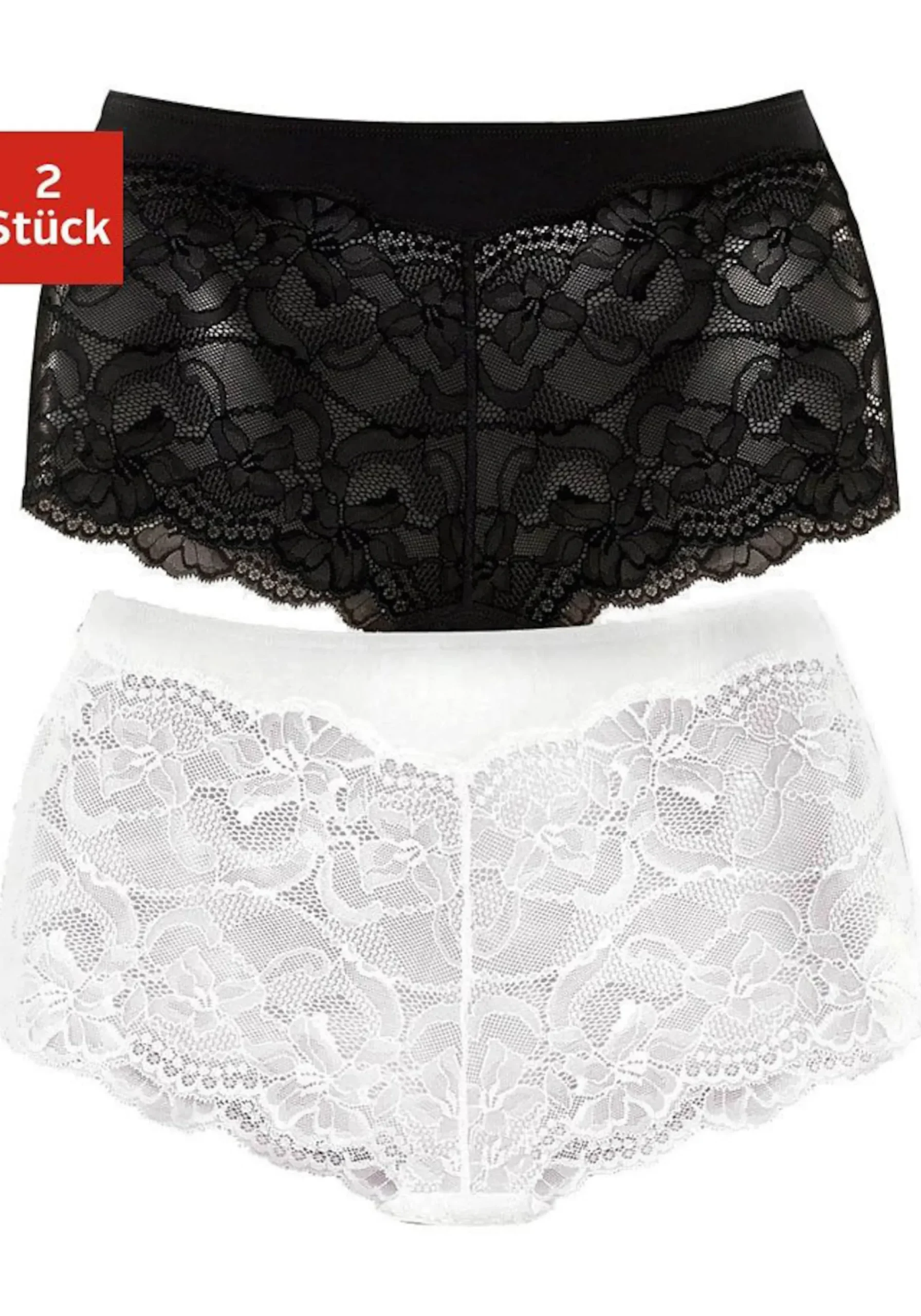 Unterhosen|Vivance Panty weiß,schwarz
