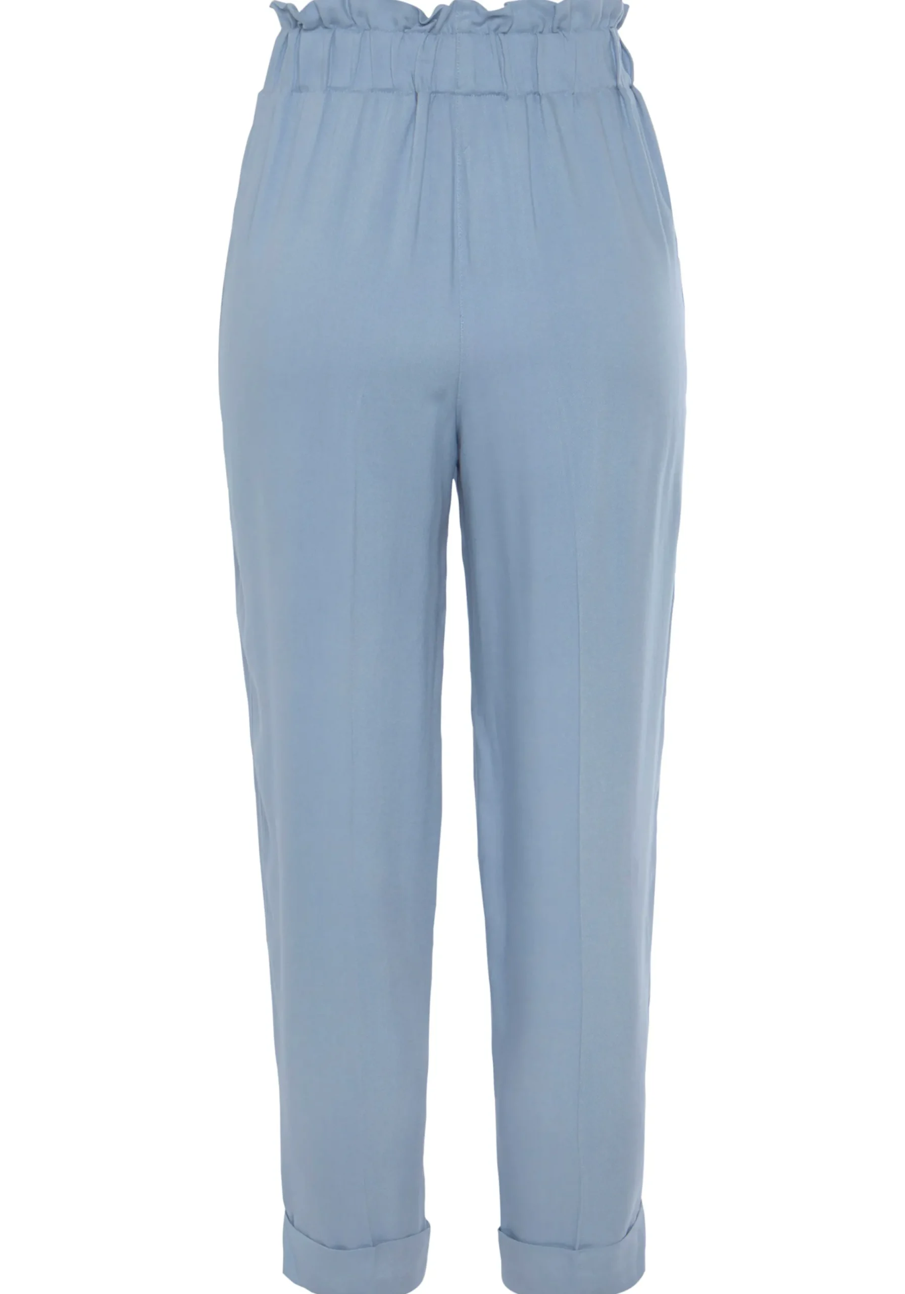 Strandmode|LASCANA Paperbag-Hose blau