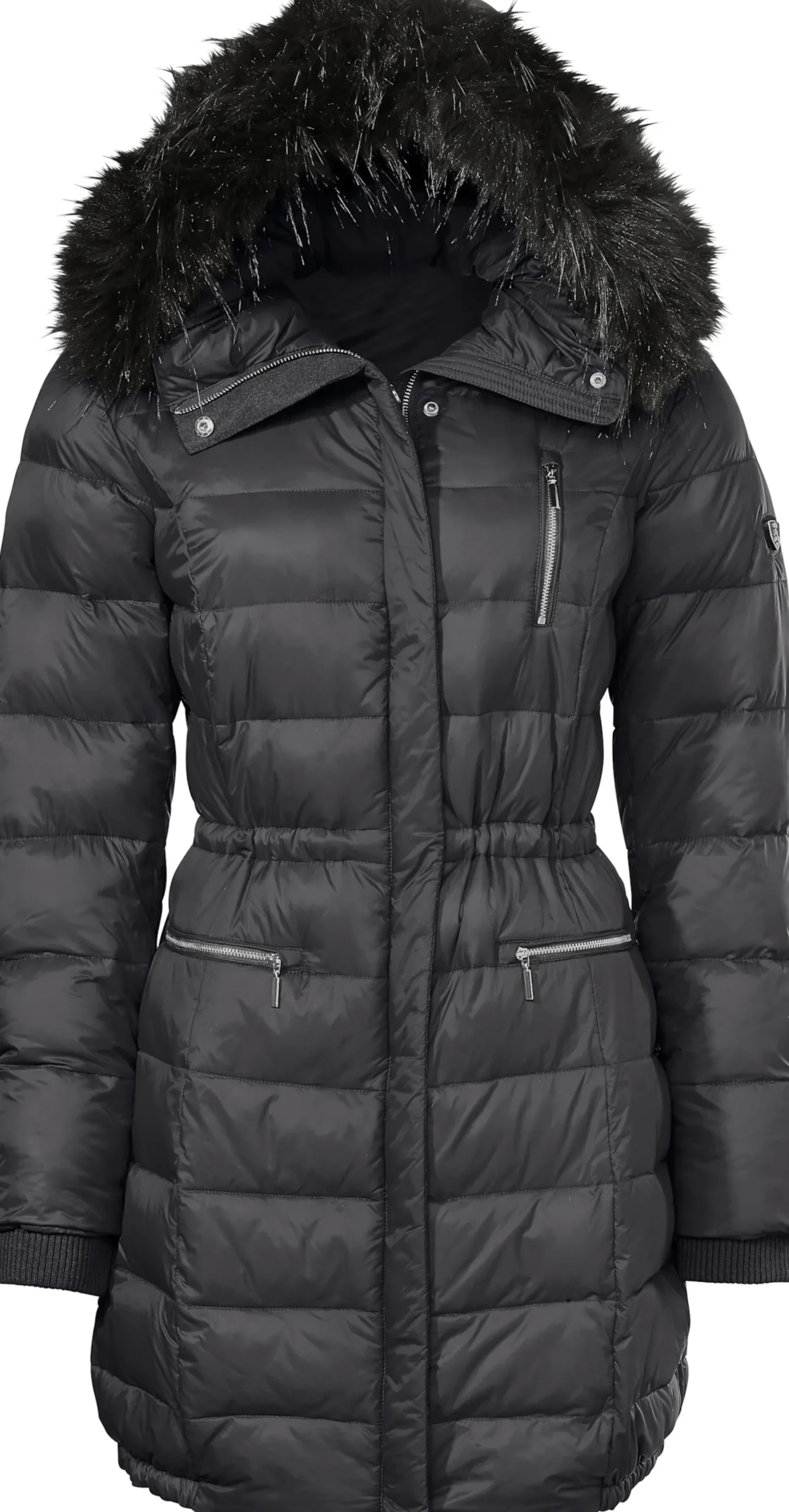 Jacken|heine Parka schwarz