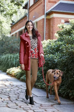 Mäntel|heine Parka bordeaux