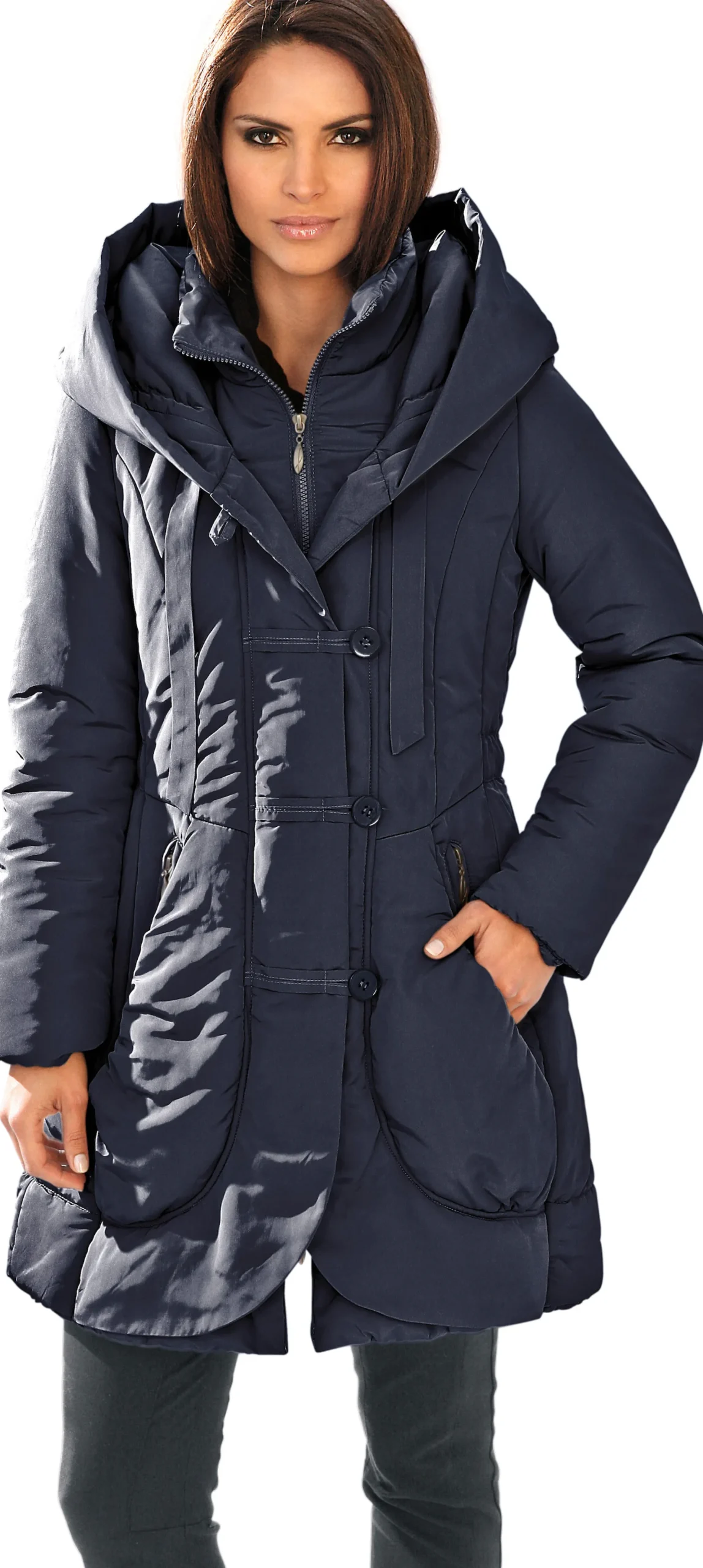 Jacken|Mäntel|heine Parka marine
