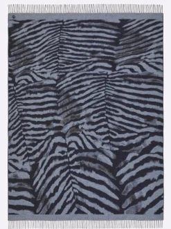 Wohndecken| Plaid blau