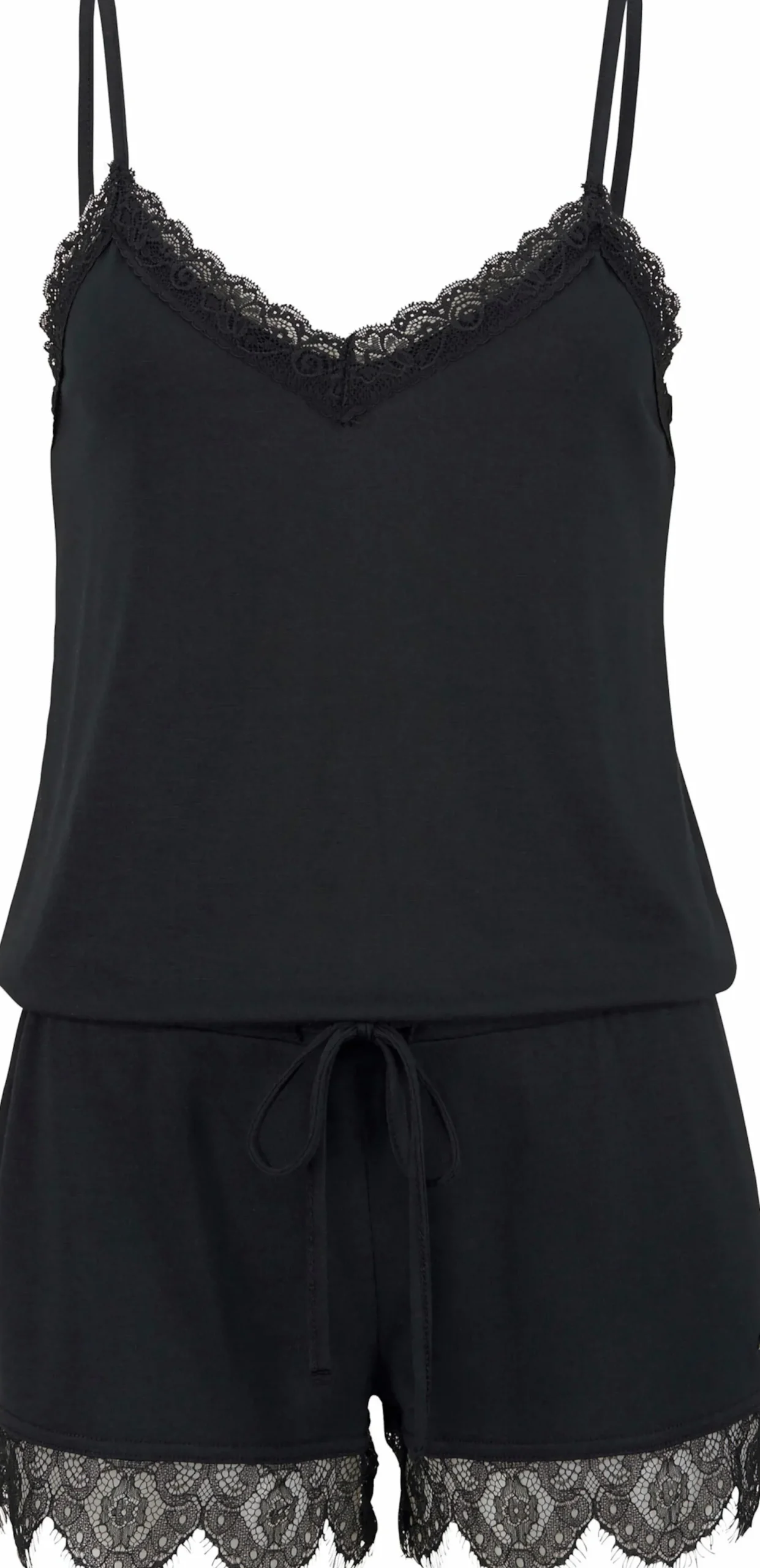 Strandmode|Homewear|LASCANA Playsuit schwarz