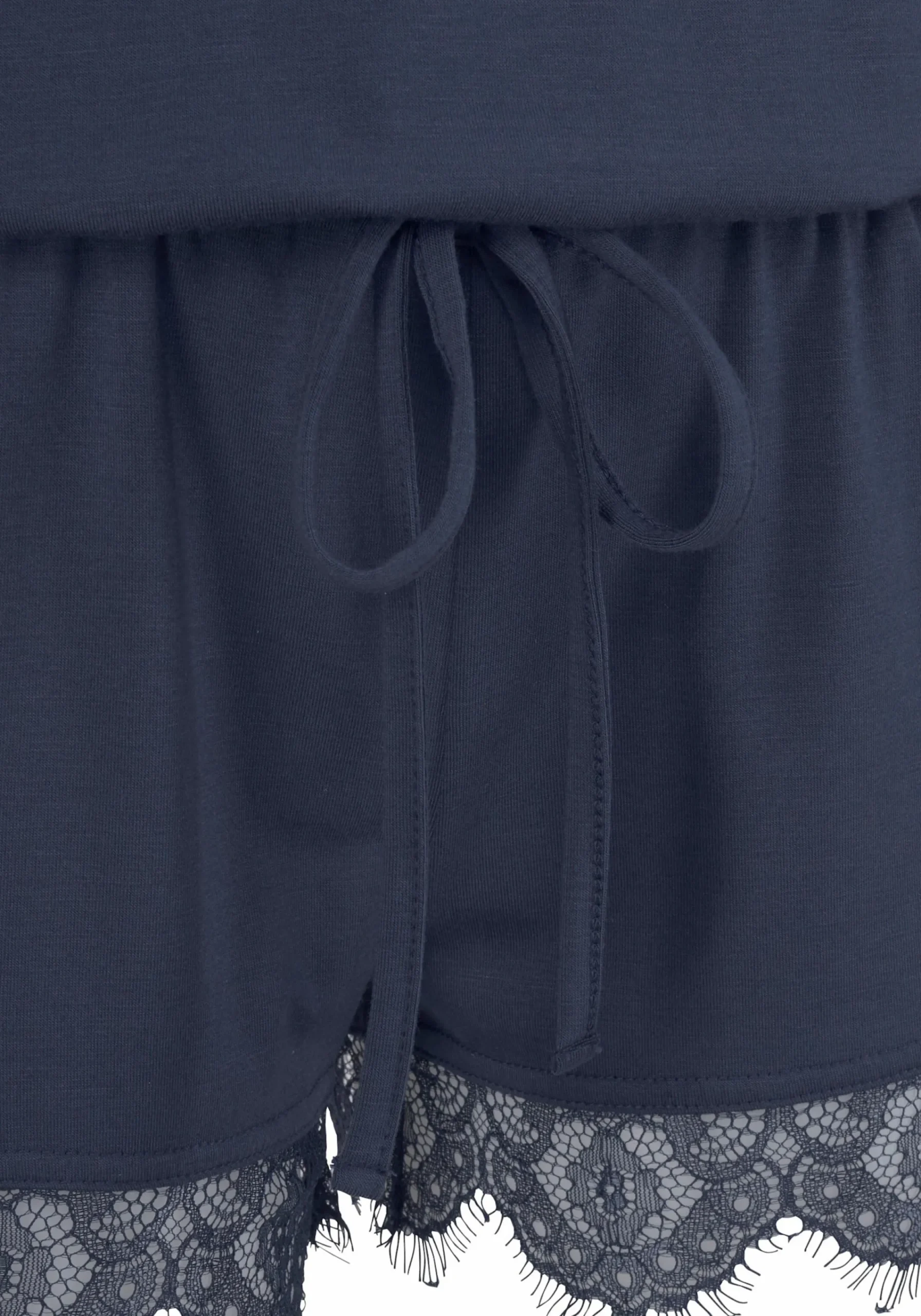 Strandmode|Homewear|LASCANA Playsuit blau