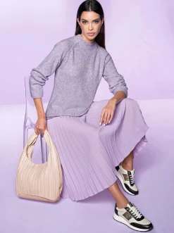 Röcke|heine Plissee-Rock flieder
