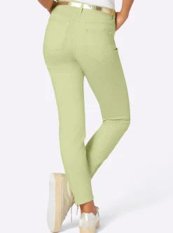 Jeans| 5-Pocket-Jeans pistazie