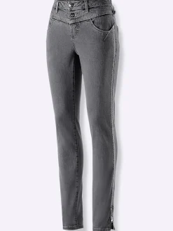 Jeans| 5-Pocket-Jeans anthrazit-grey-denim