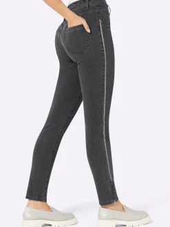 Jeans| 5-Pocket-Jeans anthrazit-grey-denim