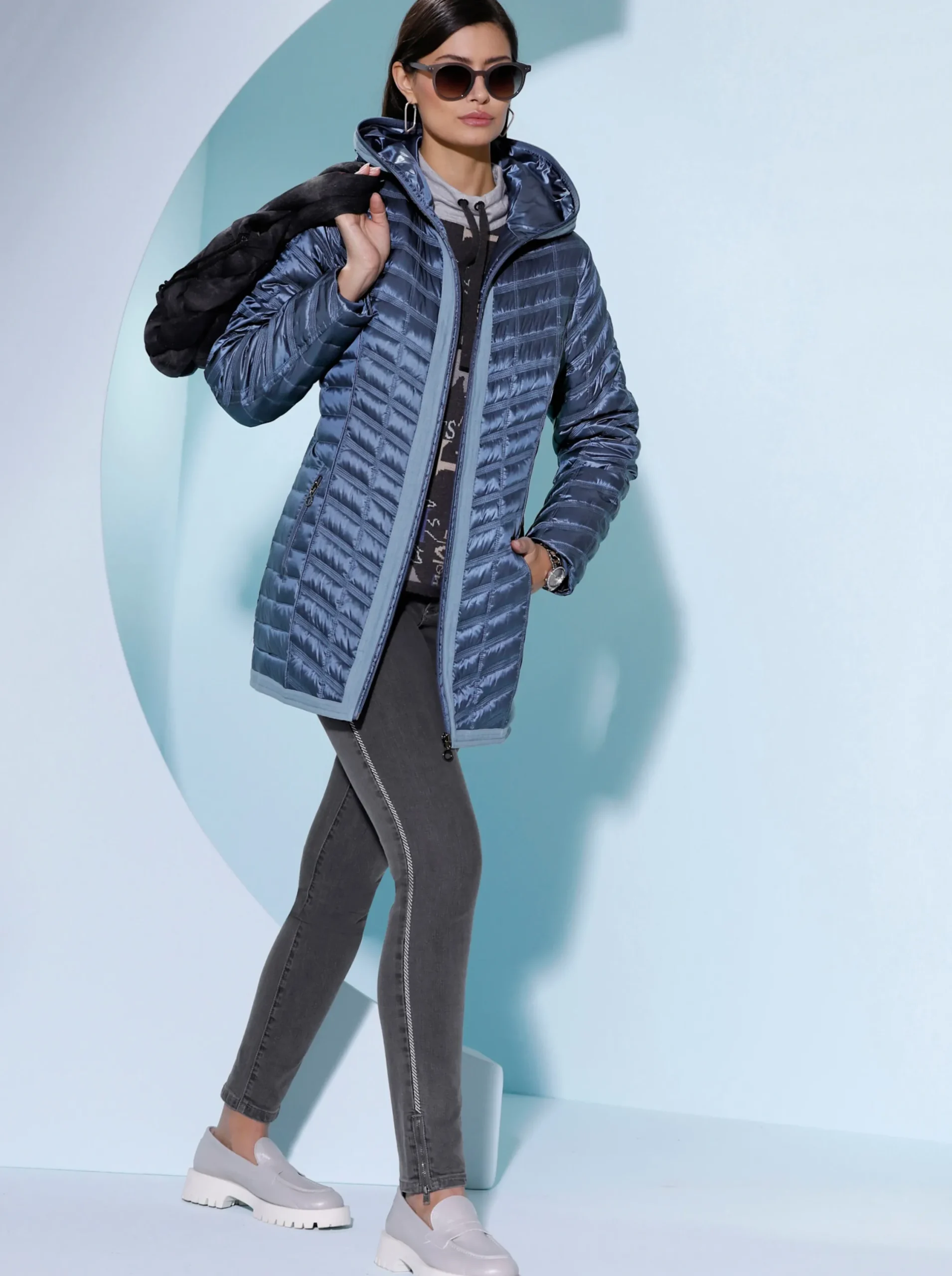 Jeans| 5-Pocket-Jeans anthrazit-grey-denim