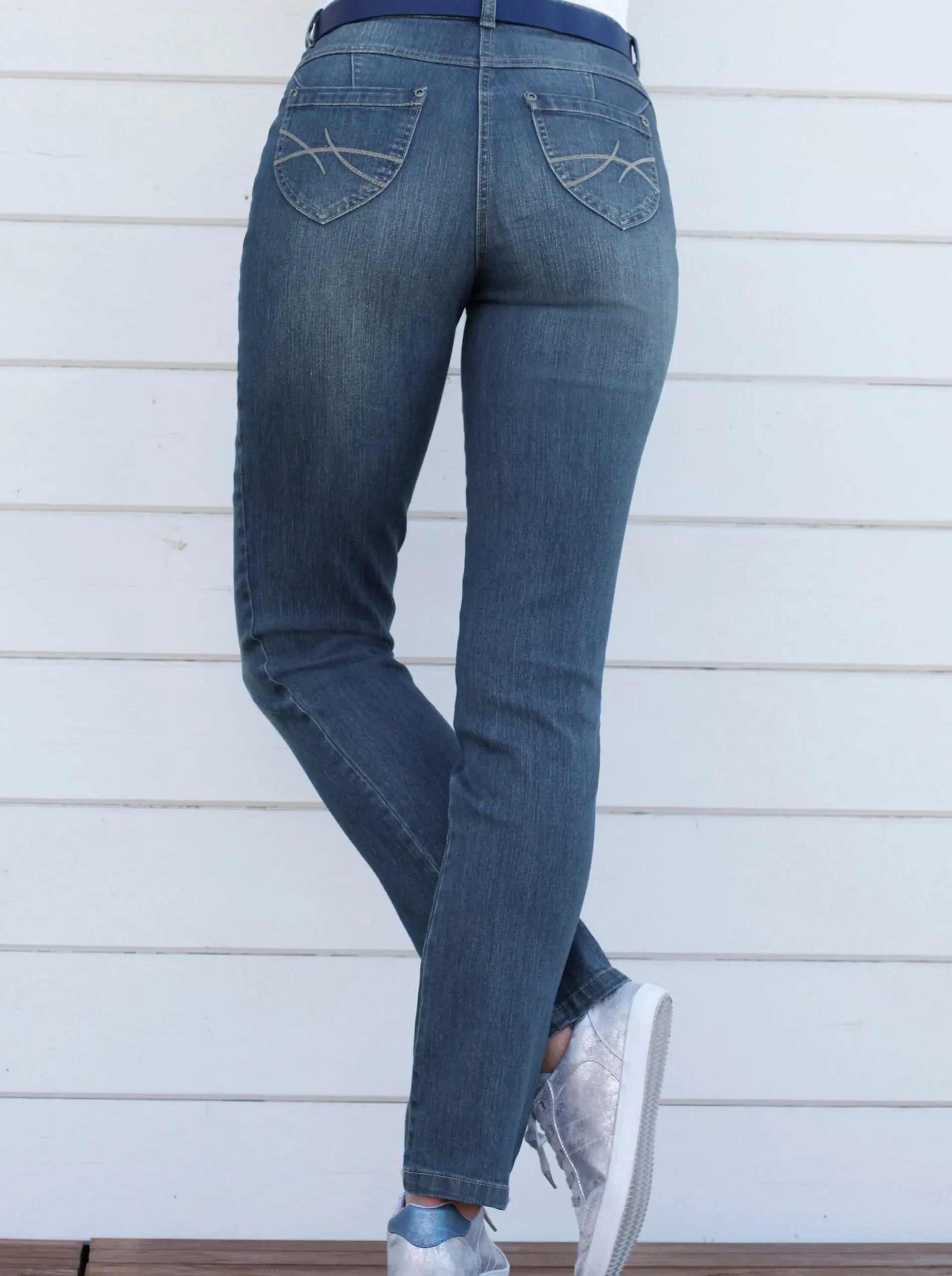 Jeans| 5-Pocket-Jeans blue-stone-washed