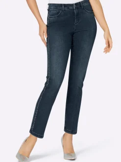 Jeans|Ascari 5-Pocket-Jeans dunkelblau