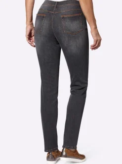 Jeans| 5-Pocket-Jeans anthrazit-grey-denim