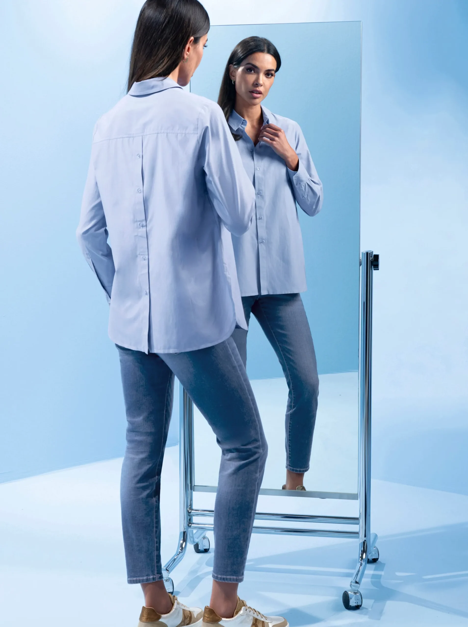 Jeans|heine 5-Pocket-Jeans blue-stone-washed