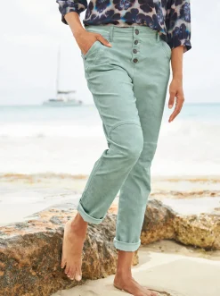 Jeans|heine 5-Pocket-Jeans im Boyfriend-Style kalkmint