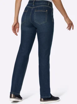 Jeans| 5-Pocket-Jeans mit Bauch-weg-Effekt blue-stone-washed