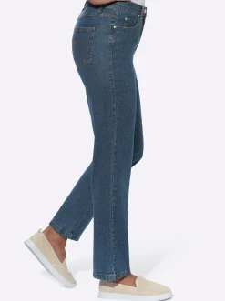 Jeans| 5-Pocket-Jeans mit Baumwoll-Stretch blue-stone-washed