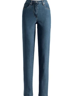 Jeans| 5-Pocket-Jeans mit Baumwoll-Stretch blue-stone-washed
