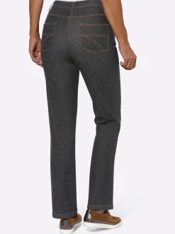 Jeans| 5-Pocket-Jeans mit Baumwoll-Stretch black-denim