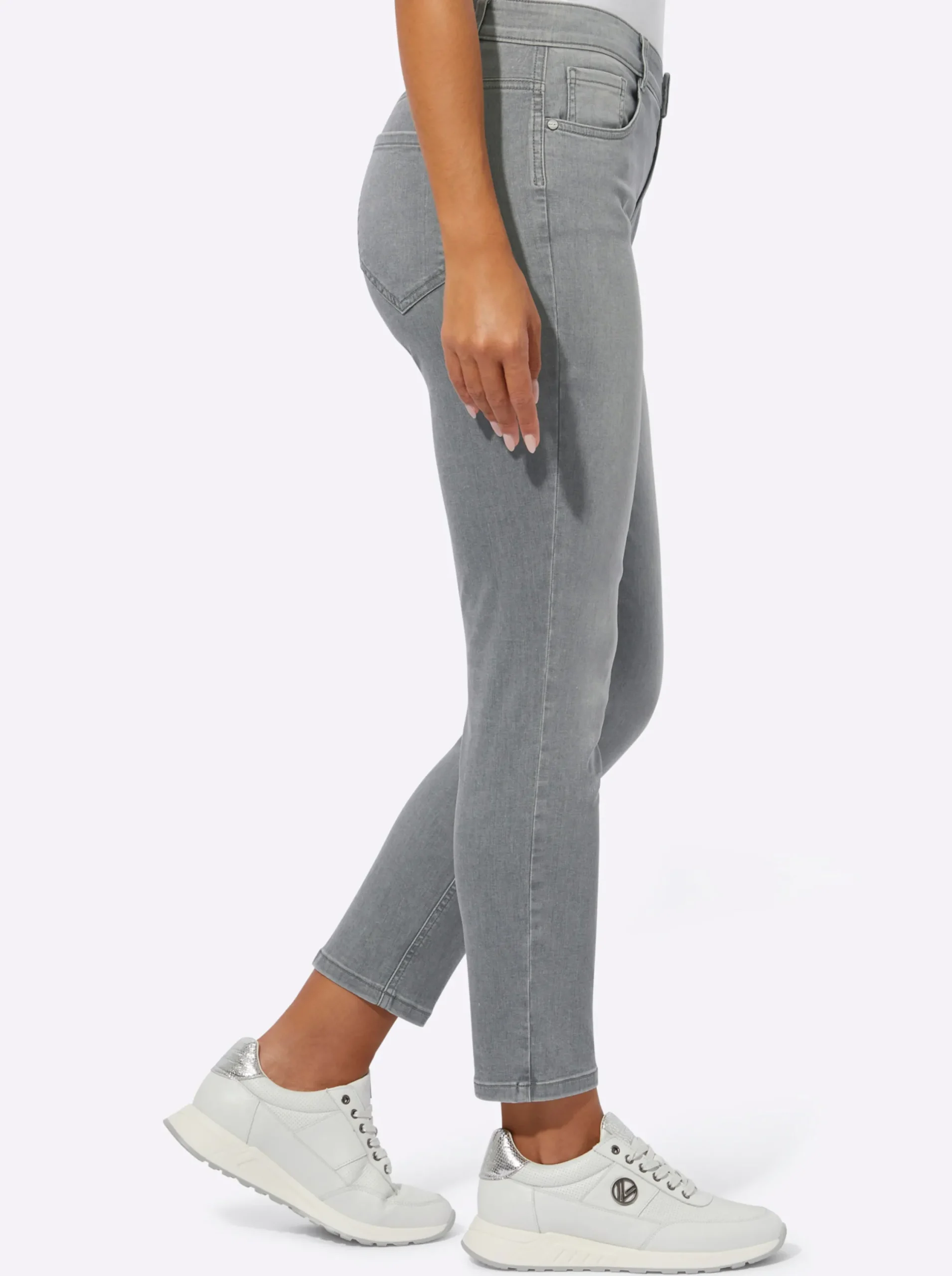Jeans|Ascari 5-Pocket-Jeans mit Push-up-Effekt greydenim