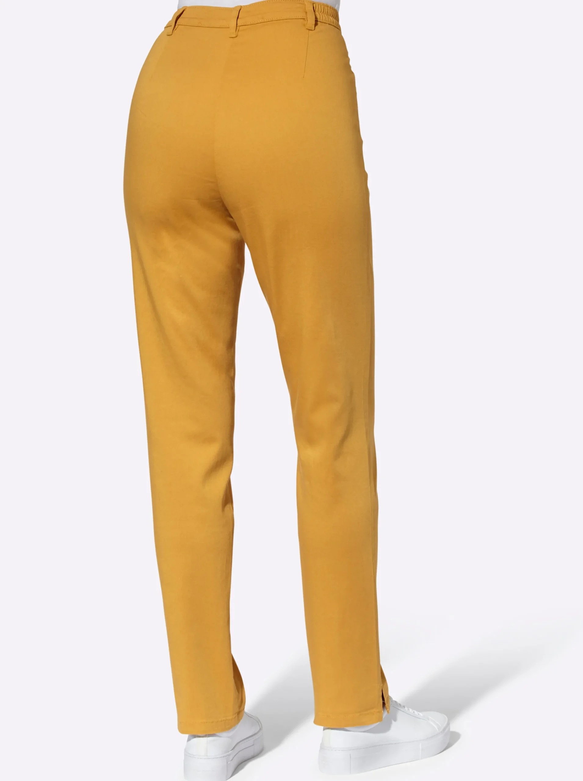 Basics| 5-Pocket-Jeans mit Stretch-Anteil ocker