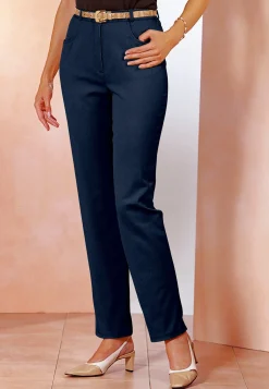 Jeans| 5-Pocket-Jeans mit Stretch-Anteil marine