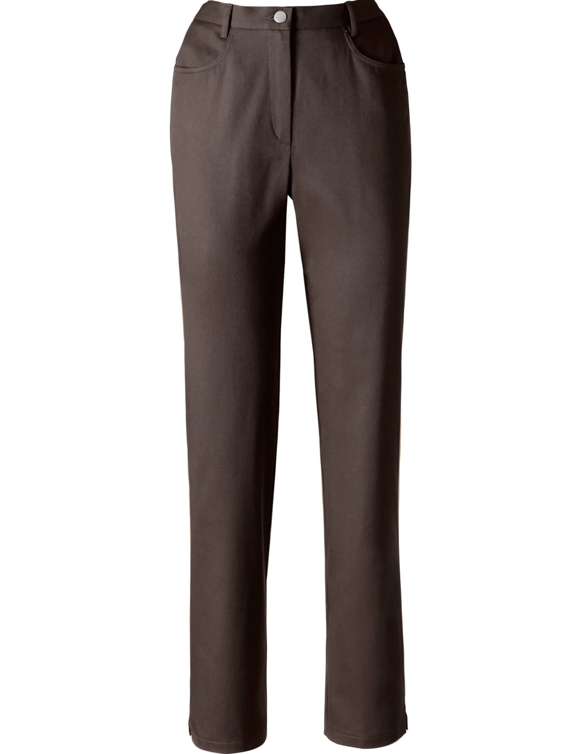 Basics|Jeans| 5-Pocket-Jeans mit Stretch-Anteil schokobraun