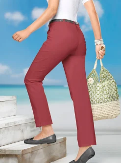 Basics|Jeans| 5-Pocket-Jeans mit Stretch-Anteil rostrot