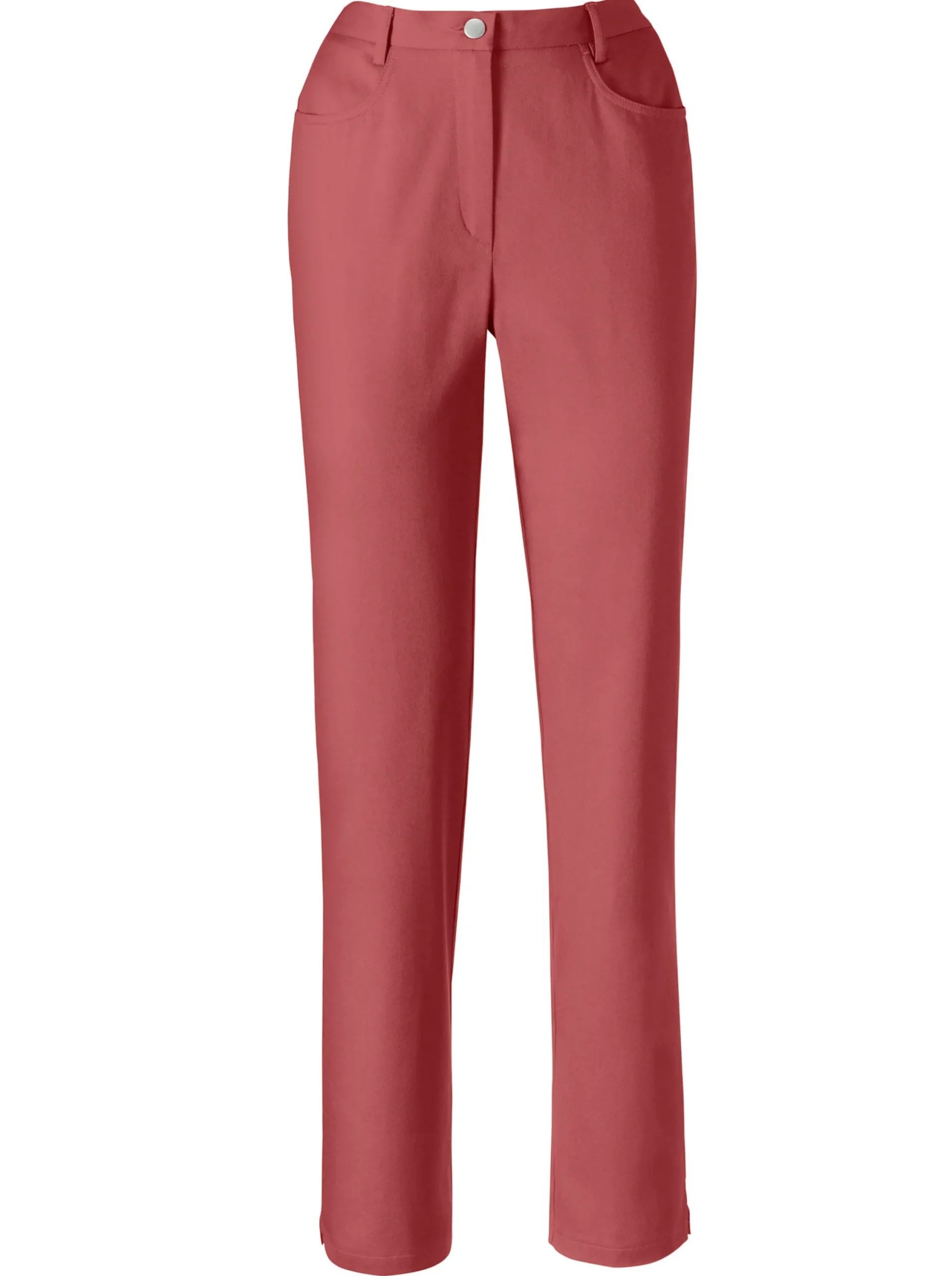Basics|Jeans| 5-Pocket-Jeans mit Stretch-Anteil rostrot