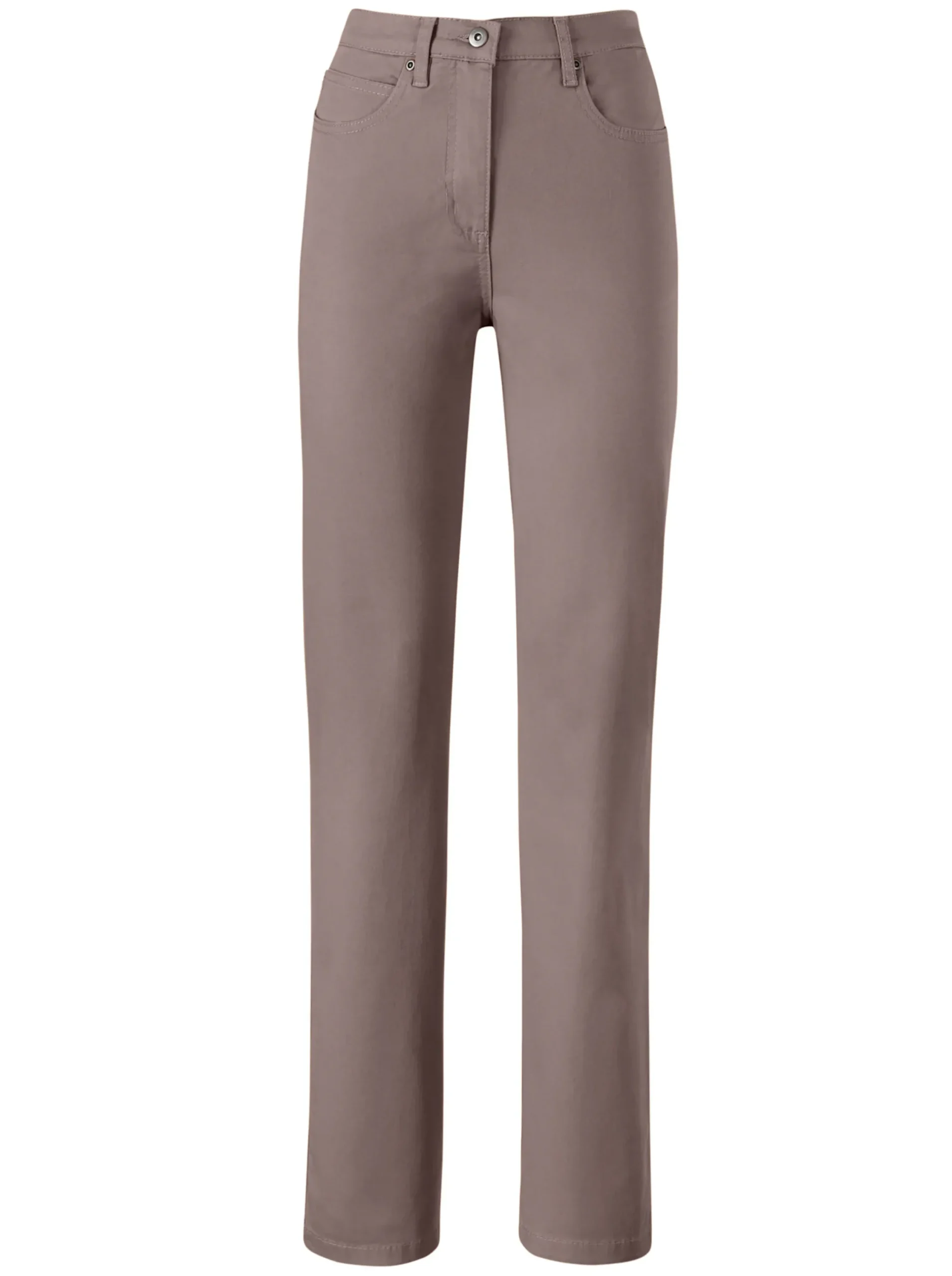 Jeans| 5-Pocket-Jeans mit Stretch-Anteil taupe-denim