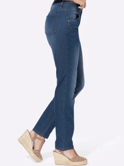Jeans|heine 5-Pocket-Jeans mit Ziernähten blue-stone-washed