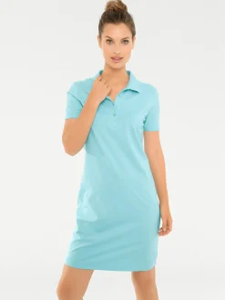 Kleider|heine Polokleid türkis