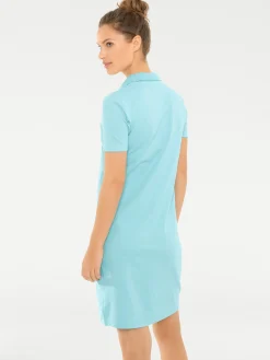 Kleider|heine Polokleid türkis