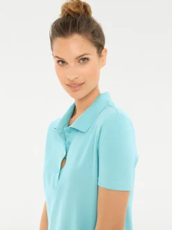 Kleider|heine Polokleid türkis