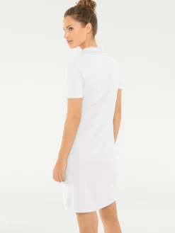 Strandkleider|heine Polokleid weiß