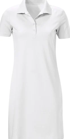 Strandkleider|heine Polokleid weiß