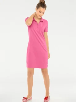 Kleider|heine Polokleid pink