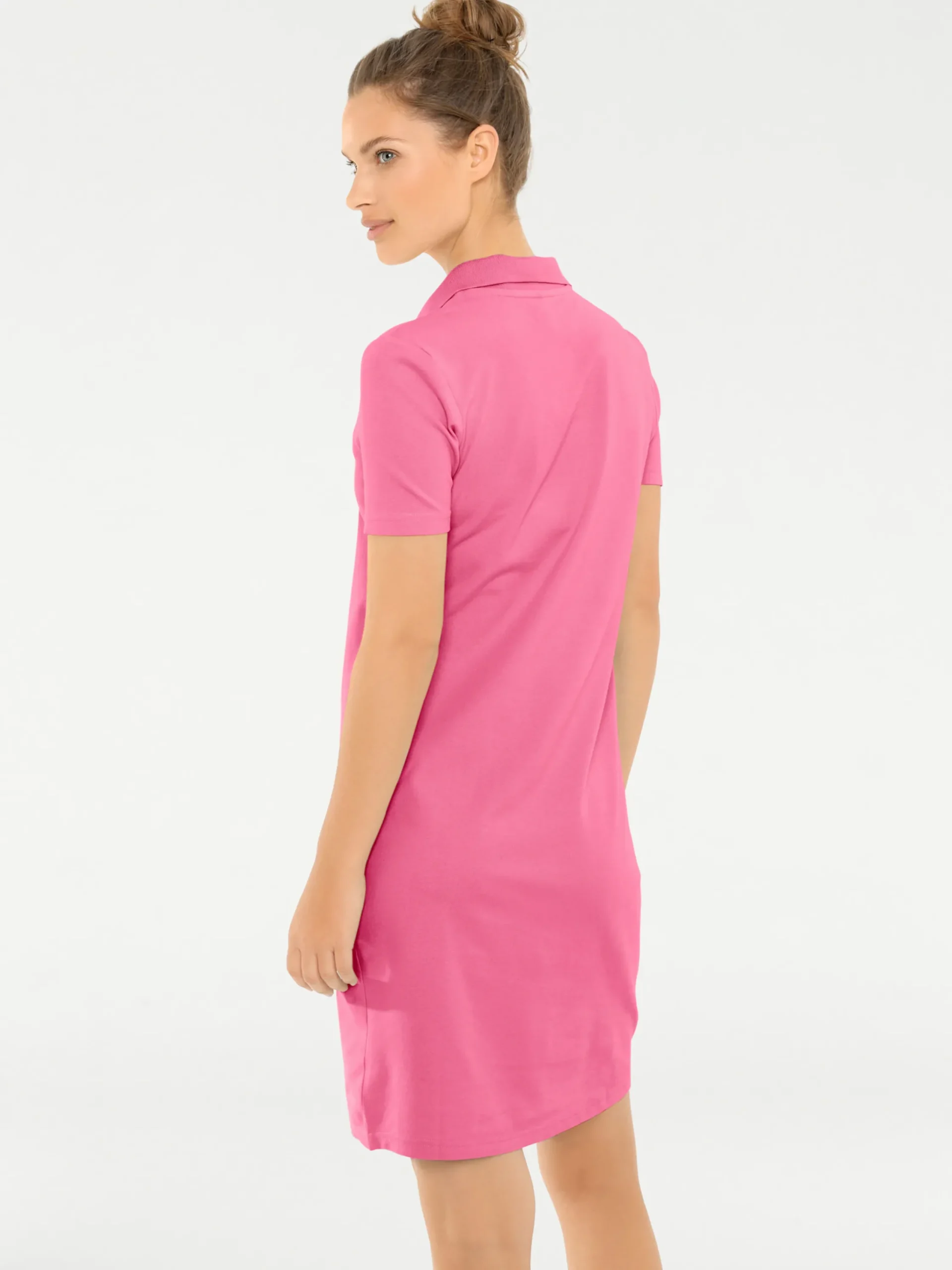 Kleider|heine Polokleid pink
