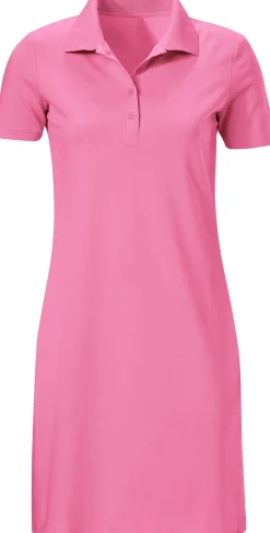 Kleider|heine Polokleid pink
